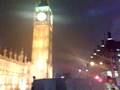 New Years Countdown 2008 London -Westminster Bridge Part 1