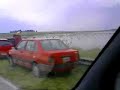 Feriado dia del Trabajador, los pescadores a Full en el Arroyo.Sobre la ruta 41 gente y autos  realmente un peligro.