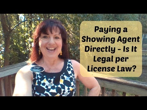 May an Agent Legally Pay Another Directly for Showing Property