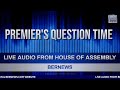 Premier’s Question Time In Parliament, July 10 2026