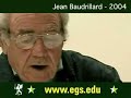 Jean Baudrillard at European Graduate School EGS 2004