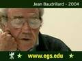 Jean Baudrillard at European Graduate School EGS 2004