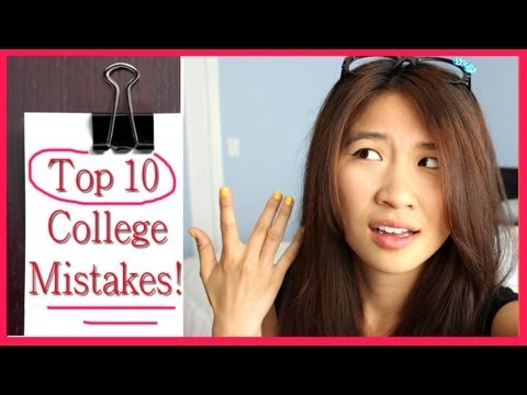 Top 10 College Mistakes! (Freshman Year)