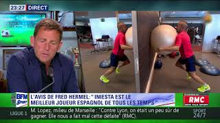 After Foot du lundi 23/04 – Partie 5/6 - L 'avis de Frédéric Hermel sur Iniesta