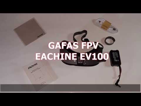 Unboxing - Gafas FPV Eachine EV100 720*540 5.8G 72CH