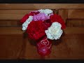 How to make a small Valentine's Day Floral Arrangement