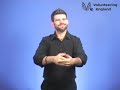 Volunteering England - British Sign Language Video