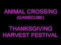 animal crossing thanksgiving