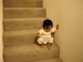 15 Months Old Baby Climbs Downstairs