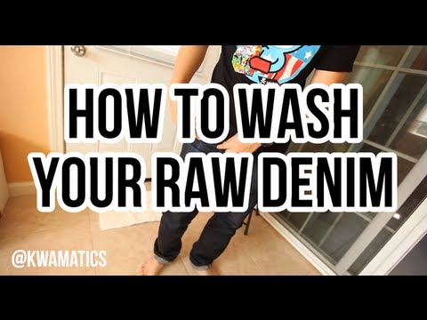 how to care raw denim