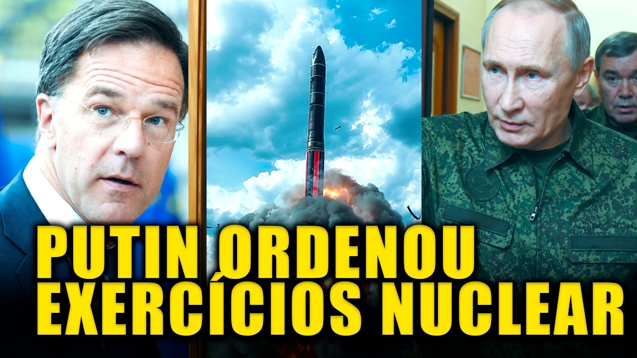 OTAN pode ter cruzado A LINHA MAIS PERIGOSA... e PUTIN ordena exercícios nuclear