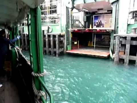 shirandesilva68 - The Star Ferry in Hong Kong coming in to dock at the terminal on Kowloon.