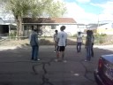 Hackysack with Thailand Students