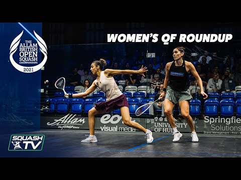 Squash: Allam British Open 2021 - Women's Quarter Final Roundup