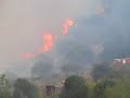 Fire in the Portuguese countryside