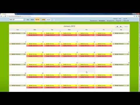 Employee Scheduling Software – Getting Started with Hello Scheduling