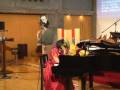 微笑みと感謝のピアニスト 平岡麻衣子 「浜辺の歌合唱」Pianist of smile seeing and thanks Miko Hiraoka.wmv