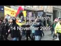 Anti Fascist March in Glasgow