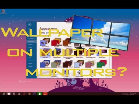 how to set dual monitor windows 8