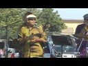chris springer from 88.3 fm,ksds,  doing intro for gene perry and afro rumba orchestra at the adams street fair 2008. gene perry based out of san diego, ca has been playing latin jazz and salsa music for over 25 years. recently released his new cd titled 