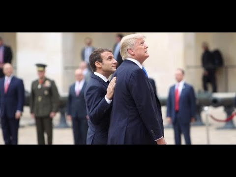 Französischer Präsident Macron zu Staatsbesuch bei US ...