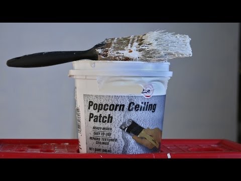 how to patch acoustic ceiling