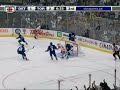 Jonas Gustavsson really gets the crowd going with this AMAZING stop on a Detroit 2-on-Nothing to keep the Toronto Maple Leafs in front.
