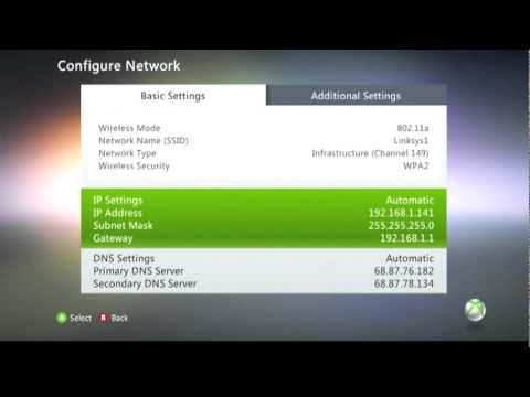 how to xbox 360 mac address