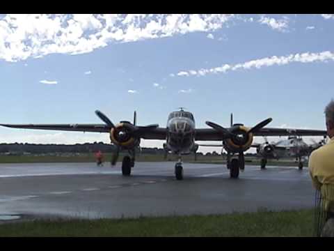 2010 WWII Weekend Airshow - B-17, 2x B-25s, & C-47
