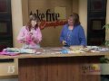 CraftSanity on TV: Making potholders out of T-shirts