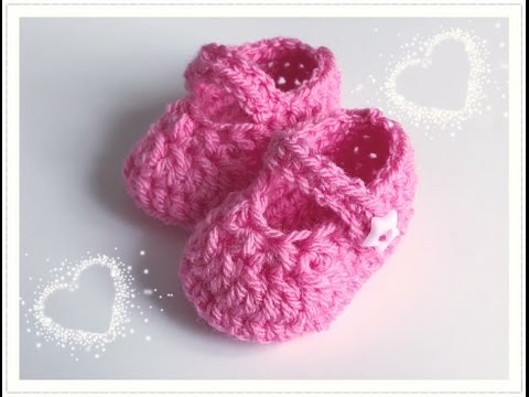 SUPER EINFACHE Babyschuhe häkeln für Mädchen und Jungen