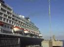 ms. Prinsendam entering the North Sea Canal Locks.