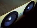 2 Bravox uxp, 500rms e 400rms tocando Bass I Love you