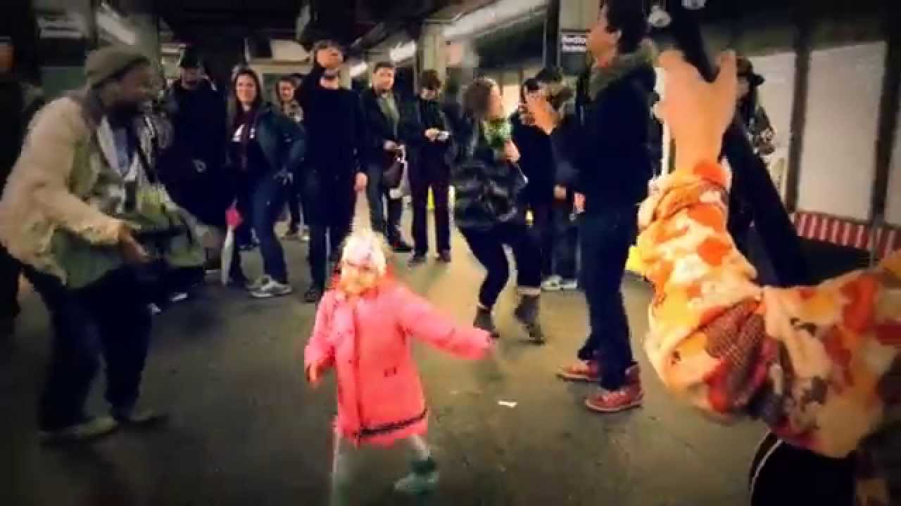Little Hippie Girl Dancing