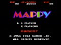 the gameplay of mappy for nes. created by namco.