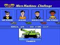 i've walked-trough an unlicensed game this time. it's name is micro machines, and i think you'll know really well the game boy version of this game. this is the unofficial port from the handheld console for the nes. i hope you'll like it.