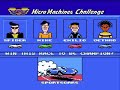 i've walked-trough an unlicensed game this time. it's name is micro machines, and i think you'll know really well the game boy version of this game. this is the unofficial port from the handheld console for the nes. i hope you'll like it.