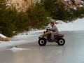 ATV ice riding