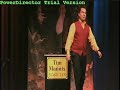 los angeles comedy illusionist tim mannix performs his version of the chair suspension for a 2007 halloween audience in redlands, california.