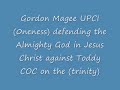 Gordan Magee vs Toddy trinity debate