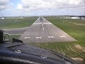 Jet Provost XM479 G-BVEZ coming into land at Newcastle (EGNT) on runway 07