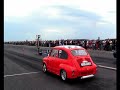Skoda 100 Vs. Fiat 500 Drag Race