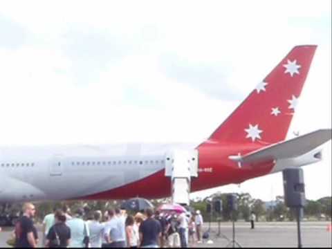 newest long haul international airline owned by Virgin Blue Airlines. newest long haul international airline owned by Virgin Blue Airlines.