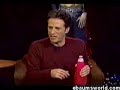 vanilla ice or rob gos crazy and destroys a mtv set with a bat.