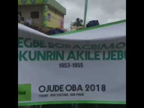 WATCH EGBE BOBAGBIMO OKUNRIN'S PARADE @ 2018 OJUDE OBA OF IJEBU ODE