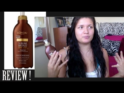 how to get l'oreal self tanner off