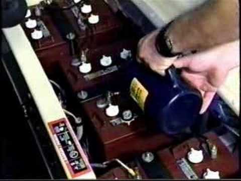how to fill golf cart batteries