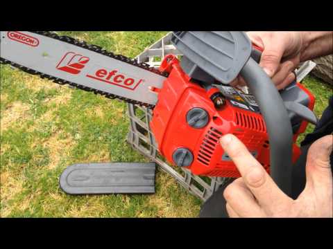 efco - Full review of Efco chainsaw with demonstration and sound.