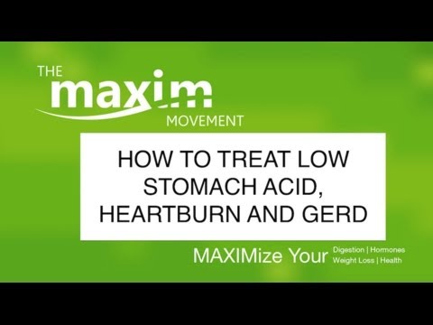 how to treat low stomach acid