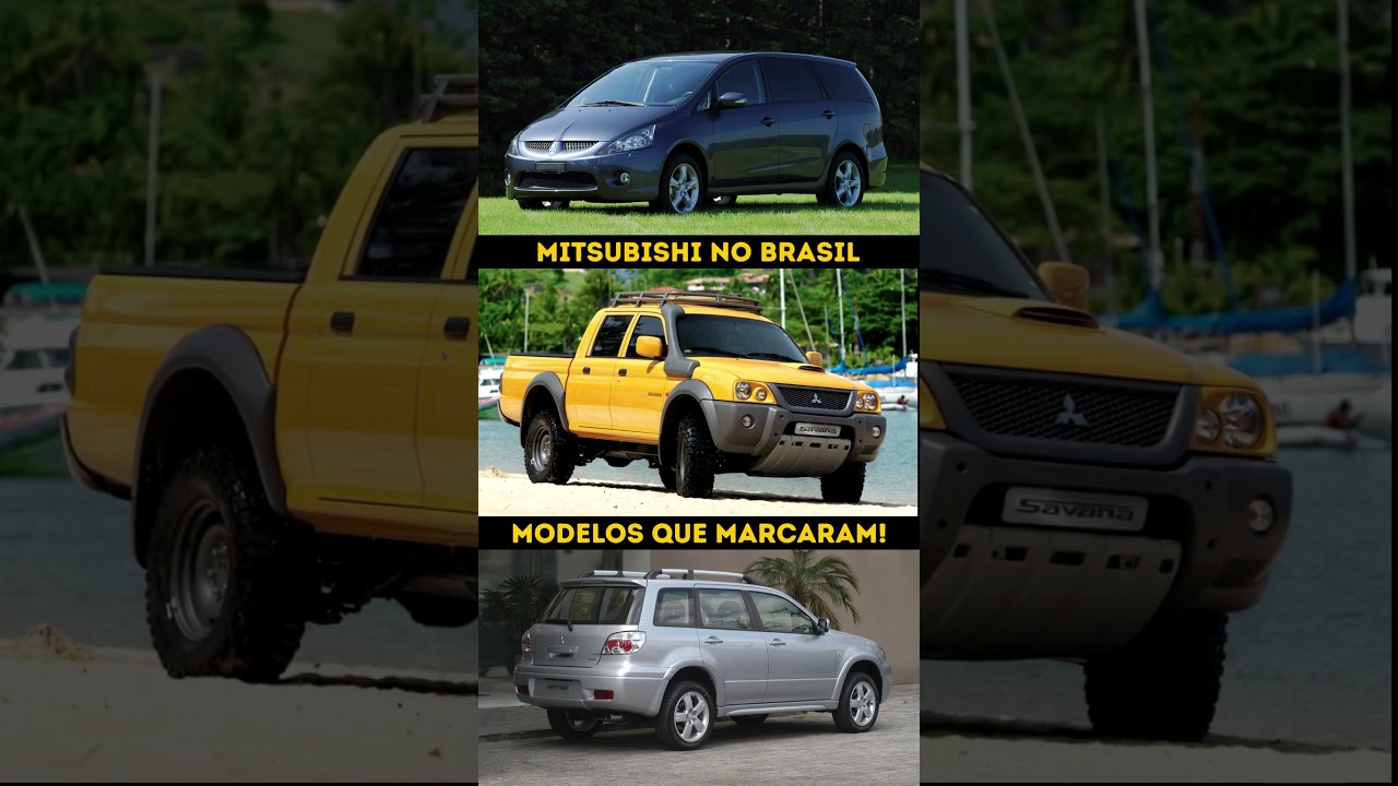 A história da Mitsubishi no Brasil: Modelos que marcaram!